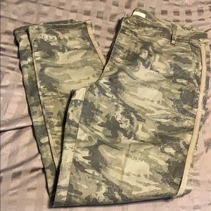 Womens Maurices Camo Jeans